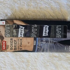 BRAND NEW Men’s Levi's Premium Cotton Boxer Briefs Limited Edition 5 Pack Size M